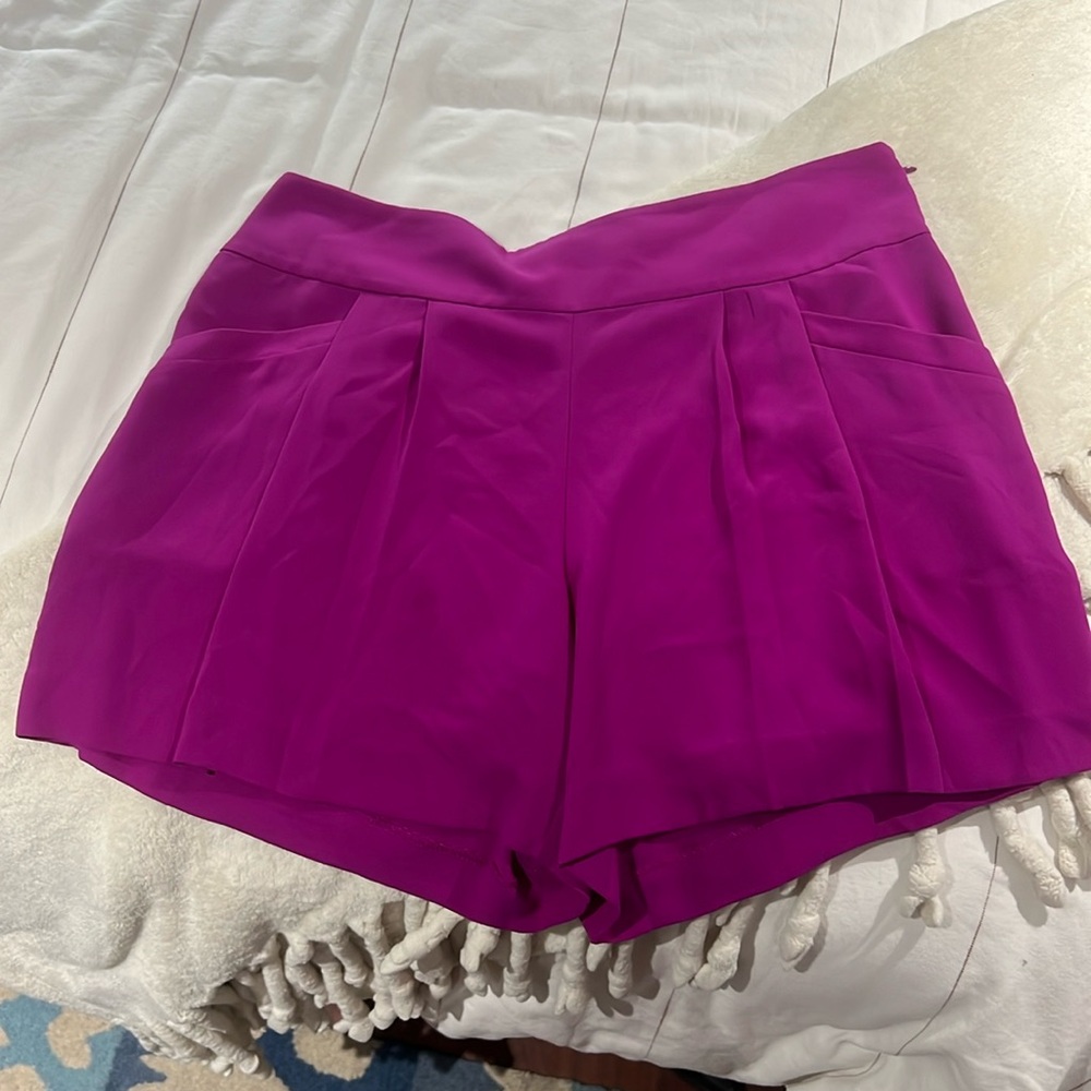 Pink trouser shorts